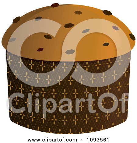 Clipart Panettone - Royalty Free Vector Illustration by Randomway
