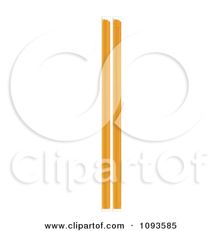 Clipart Two Honey Sticks - Royalty Free Vector Illustration by Randomway