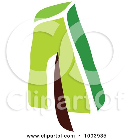 Clipart Green Tree Logo 10 - Royalty Free Vector Illustration by elena