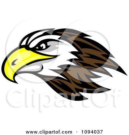 Clipart Profiled Bald Eagle Head - Royalty Free Vector Illustration by Vector Tradition SM