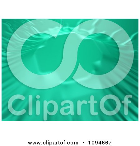 Clipart 3d Green Fabric Over A Medical Cross - Royalty Free CGI Illustration by Mopic
