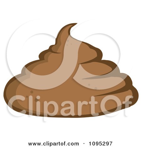 Clipart Pile of Poop - Royalty Free Vector Illustration by Hit Toon