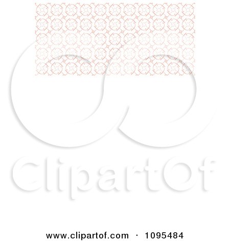 Clipart Pink Ornamental Circles And White Copyspace - Royalty Free Vector Illustration by BestVector