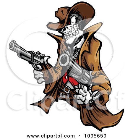 skeleton cowboy outlaw