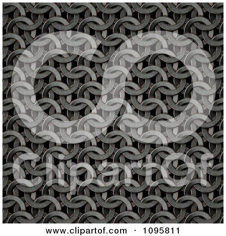 Clipart Dark Chainmail Texture Background - Royalty Free CGI Illustration by Mopic