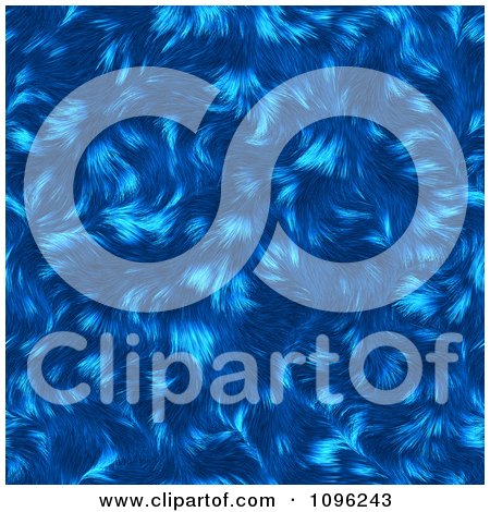 Clipart Textured Blue Animal Fur Background - Royalty Free Illustration by KJ Pargeter