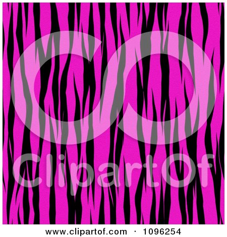 Clipart Background Pattern Of Zebra Stripes On Neon Pink - Royalty Free Illustration by KJ Pargeter