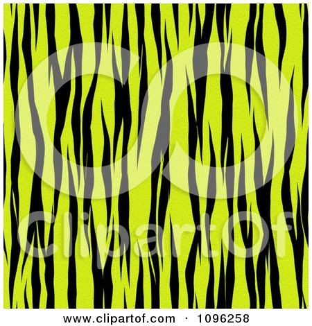 Clipart Background Pattern Of Zebra Stripes On Neon Yellow - Royalty Free Illustration by KJ Pargeter