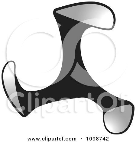 Clipart Black And Silver Shoe Maker Tool - Royalty Free Vector Illustration by Lal Perera