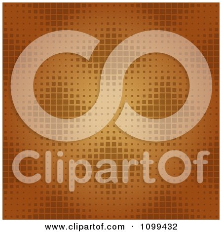 Clipart Orange Diamond And Cross Halftone Background - Royalty Free Vector Illustration by dero