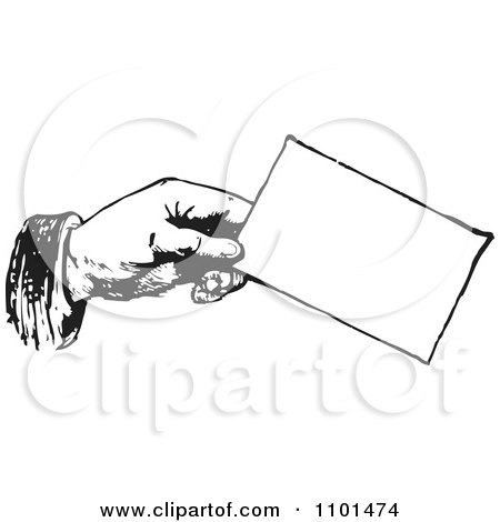 https://images.clipartof.com/small/1101474-Clipart-Retro-Black-And-White-Hand-Holding-A-Business-Card-Royalty-Free-Vector-Illustration.jpg
