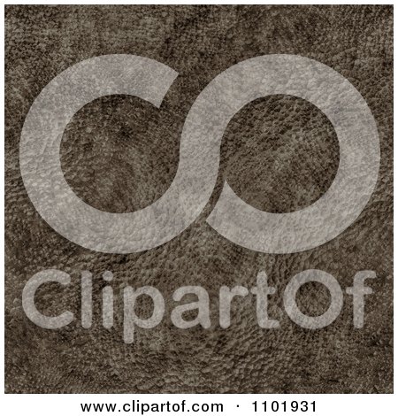 Clipart Seamless Distressed Brown Leather Texture Background - Royalty Free CGI Illustration by Arena Creative