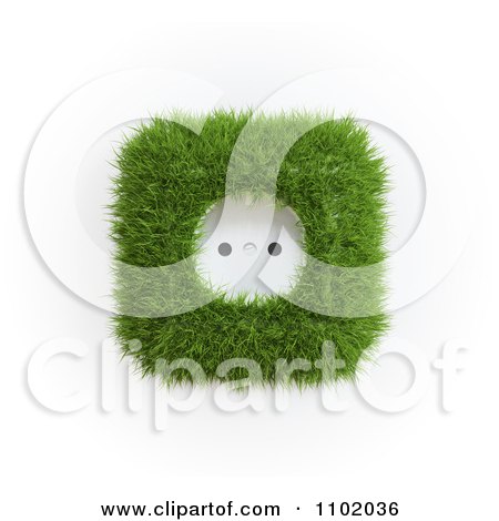 Clipart 3d Grassy Electrical Outlet - Royalty Free CGI Illustration by Mopic
