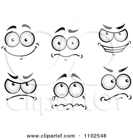 Clipart Pairs Of Expressional Eyes 2 - Royalty Free Vector Illustration by Vector Tradition SM