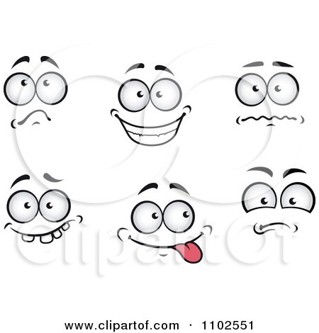 Clipart Pairs Of Expressional Eyes 1 - Royalty Free Vector Illustration by Vector Tradition SM