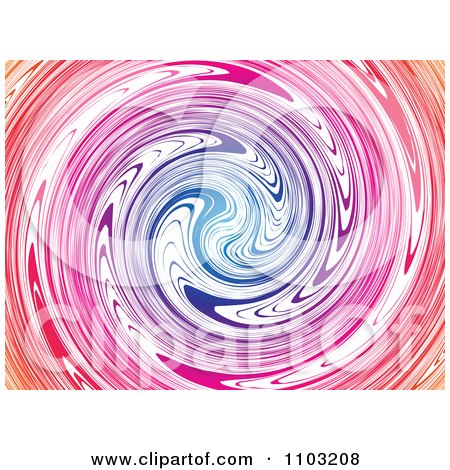 Clipart Pink Red Purple And Blue Swirl Background - Royalty Free Vector Illustration by Andrei Marincas