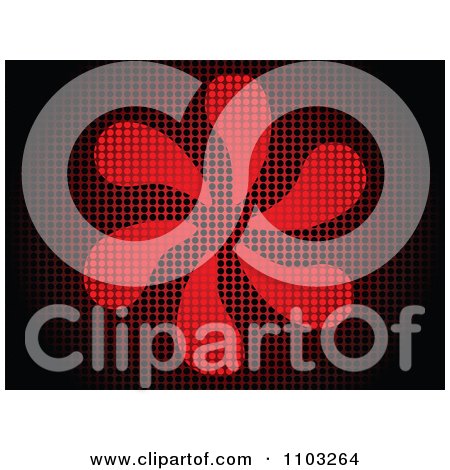 Clipart Spiral Made Of Red Dots - Royalty Free Vector Illustration by Andrei Marincas