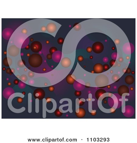 Clipart Background Of Glowing Orbs - Royalty Free Vector Illustration by Andrei Marincas