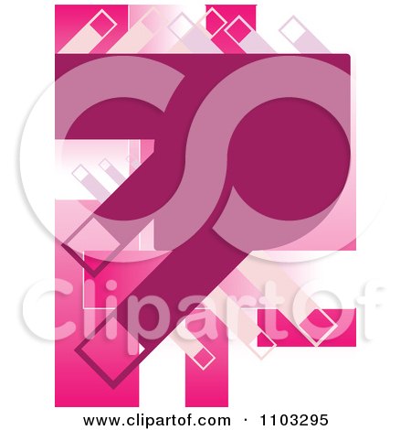 Clipart Abstract Pink Background With Copyspace - Royalty Free Vector Illustration by Andrei Marincas