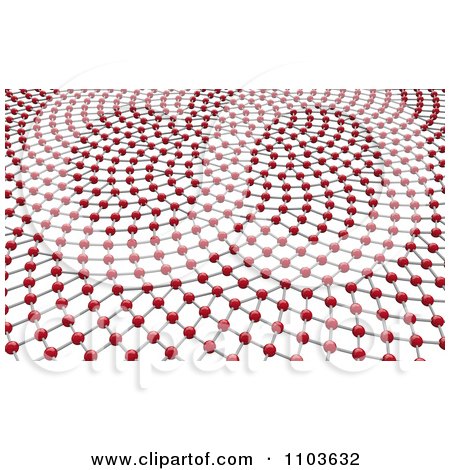 Clipart 3d Red Dot Fibonacci Array Pattern - Royalty Free CGI Illustration by Leo Blanchette