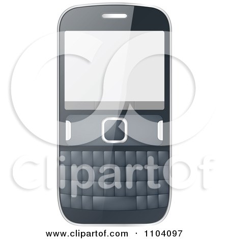 Clipart Cell Phone - Royalty Free Vector Illustration by Andrei Marincas
