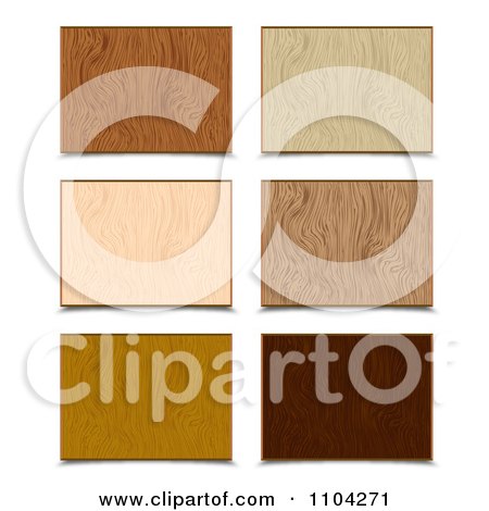 Clipart Wood Texture Grains And Colors - Royalty Free Vector Illustration by vectorace