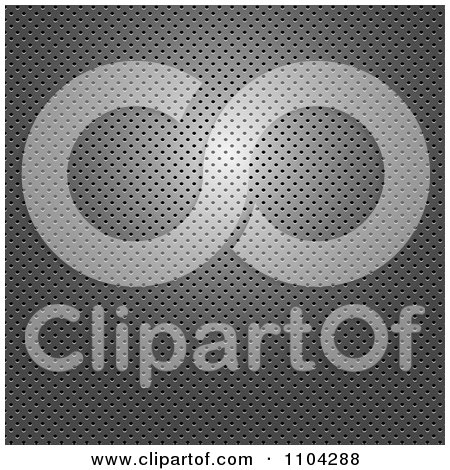 Clipart Perforated Metal Texture - Royalty Free Vector Illustration by vectorace