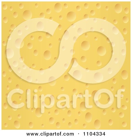 Clipart Cheese Texture Background With Holes - Royalty Free Vector Illustration by Vector Tradition SM