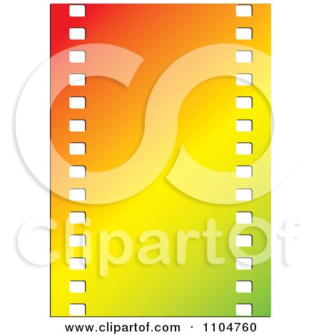 Clipart Gradient Film Strip - Royalty Free Vector Illustration by Lal Perera
