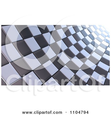Clipart 3d Background Of Checkers - Royalty Free CGI Illustration by Mopic