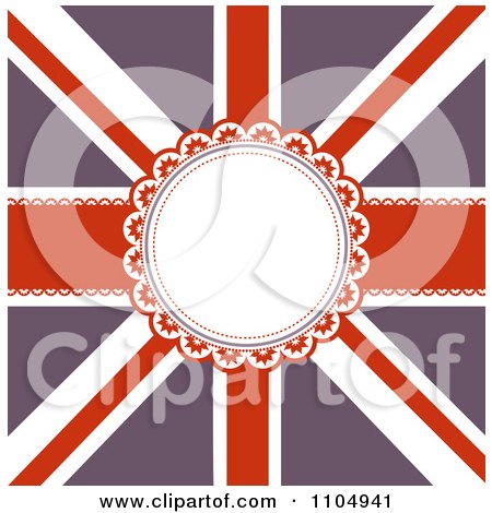 Clipart Union Jack Background In Different Colors With Copyspace - Royalty Free Vector Illustration by KJ Pargeter