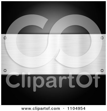 Clipart 3d Brushed Metal Plate On Carbon Fiber With A Light - Royalty Free CGI Illustration by KJ Pargeter