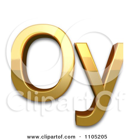 3d Gold cyrillic capital letter uk Clipart  Royalty Free Vector IllustrationClipart Royalty Free Vector Illustration Clipart Royalty Free Vector Illustration by Leo Blanchette