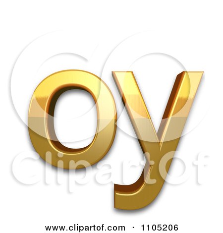 3d Gold cyrillic small letter uk Clipart  Royalty Free Vector IllustrationClipart Royalty Free Vector Illustration Clipart Royalty Free Vector Illustration by Leo Blanchette