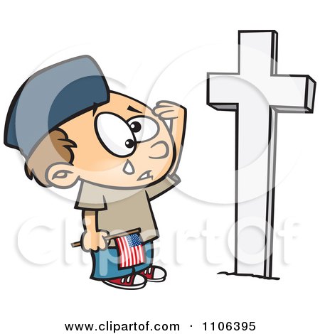 Boy Crying At A Soldiers Grave On Memorial Day Posters, Art Prints