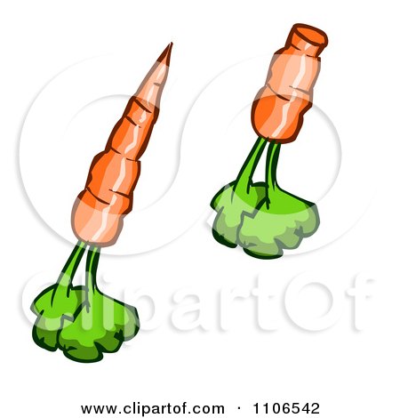 Clipart Carrots - Royalty Free Vector Illustration by Cartoon Solutions