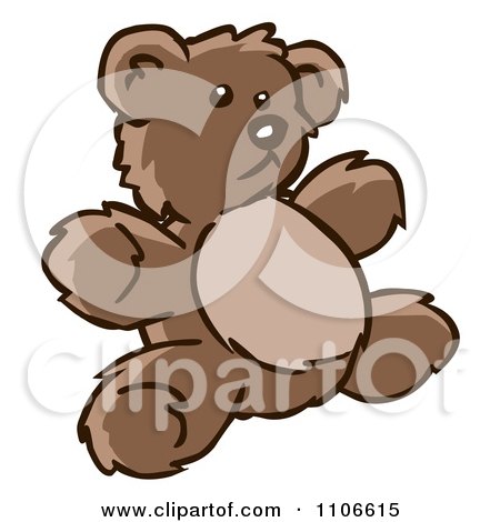 Clipart Teddy Bear - Royalty Free Vector Illustration by Cartoon Solutions