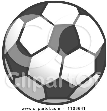 Clipart Soccer Ball - Royalty Free Vector Illustration by Cartoon Solutions