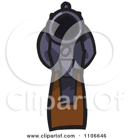 Clipart Pistol - Royalty Free Vector Illustration by Cartoon Solutions