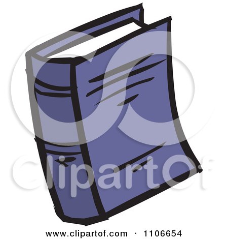 Clipart Text Book - Royalty Free Vector Illustration by Cartoon Solutions