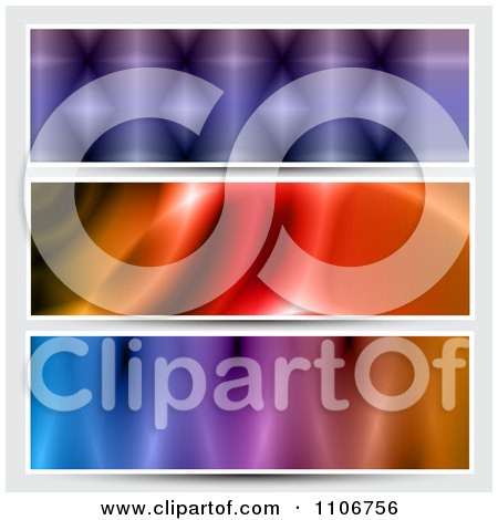 Clipart Colorful Banners - Royalty Free Vector Illustration by KJ Pargeter