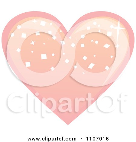 Clipart Heart Pink Bonbon - Royalty Free Vector Illustration by Amanda Kate