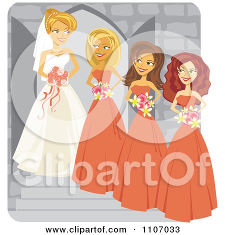 https://images.clipartof.com/small/1107033-Clipart-Happy-Bride-Posing-With-Her-Bridesmaids-Royalty-Free-Vector-Illustration.jpg