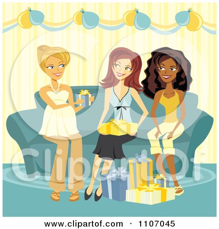 https://images.clipartof.com/small/1107045-Clipart-Friends-Giving-A-Pregnant-Woman-Baby-Shower-Gifts-Royalty-Free-Vector-Illustration.jpg
