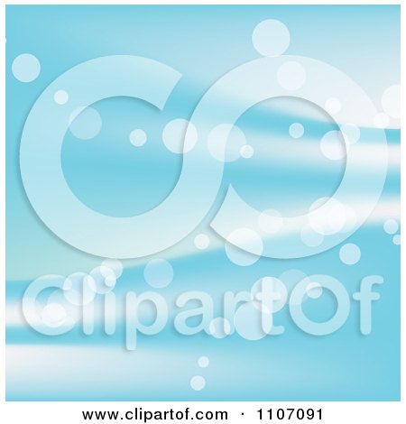 Clipart Background Of Blue Streaks And Flares - Royalty Free Vector Illustration by Amanda Kate