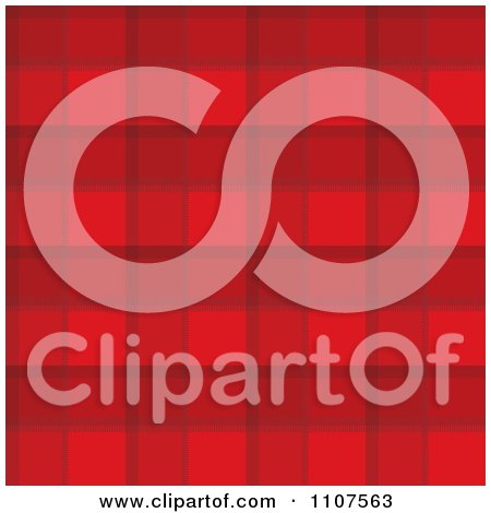 Clipart Seamless Red Plaid Background Pattern - Royalty Free Vector Illustration by Amanda Kate