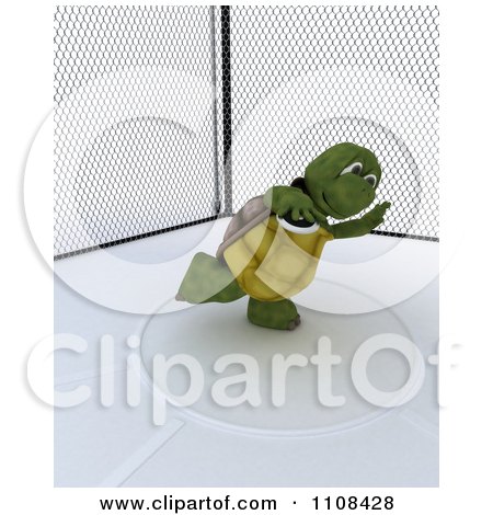 Clipart 3d Tortoise Discus Thrower Track And Field Athlete 1 - Royalty Free CGI Illustration by KJ Pargeter