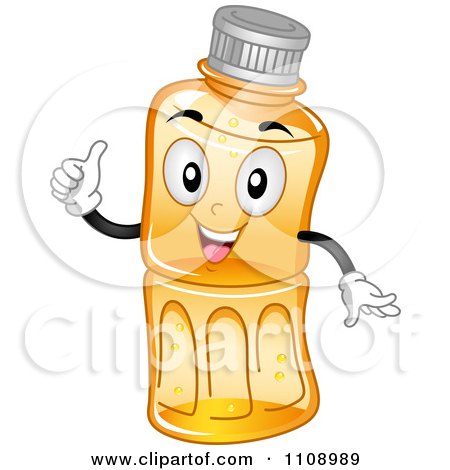 Clipart Bottled Juice Mascot Holding A Thumb Up - Royalty Free Vector Illustration by BNP Design Studio