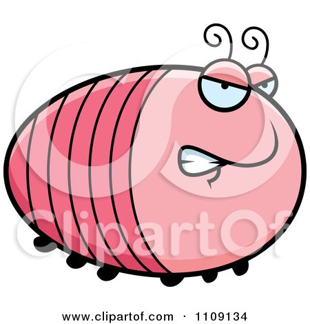 Clipart Chubby Angry Grub - Royalty Free Vector Illustration by Cory Thoman