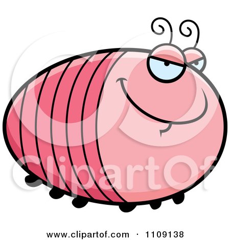 Clipart Chubby Sly Grub - Royalty Free Vector Illustration by Cory Thoman